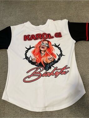 Custom Karol G baseball style Jersey 🔥